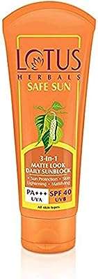 Écran solaire quotidien 3 en 1 au fini mat spf 40 50g de lotus. DIAYTAR COTE D'IVOIRE  - La boutique en ligne qui rend le shopping abordable! Découvrez notre sélection de produits discount, comprenant des équipements informatiques, des appareils électroménagers, des vêtements tendance et bien plus encore, tous à des prix défiant toute concurrence.