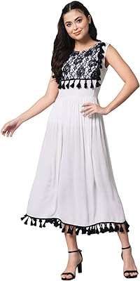 Robe midi femme avec dentelle. Vous voulez profiter de produits de qualité à des prix discount ? Ne cherchez plus, DIAYTAR COTE D'IVOIRE  est là pour vous satisfaire. Découvrez notre large gamme, de l'électroménager à la mode, et trouvez les meilleures affaires du moment. Ne laissez pas passer cette occasion, achetez malin et faites des économies significatives.