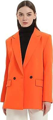 Veste blazer décontractée surdimensionnée à manches longues et revers pour femme pour le bureau. DIAYTAR COTE D'IVOIRE, votre allié pour des achats malins et économiques. Plongez dans notre boutique en ligne remplie de produits discount, allant de l'électroménager à l'informatique, en passant par la mode et les gadgets, et découvrez une manière révolutionnaire de faire des emplettes en ligne. Bénéficiez de tarifs imbattables sans compromis sur la qualité et assurez-vous de trouver de véritables trésors à des prix défiants toute concurrence.