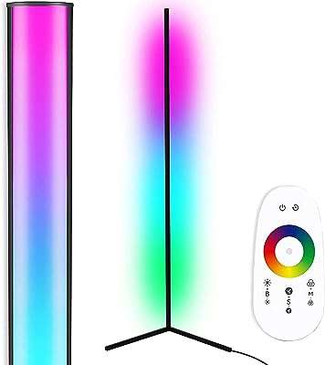 Lampadaire rgb intelligent 55" sur pied en métal à intensité variable 20w led pour salon. DIAYTAR COTE D'IVOIRE  - votre partenaire discount pour une vie plus abordable. Nous vous présentons une vaste sélection de produits de qualité à des prix imbattables, allant de l'électroménager performant aux articles de mode élégants. Achetez malin avec nous et réalisez d'importantes économies.