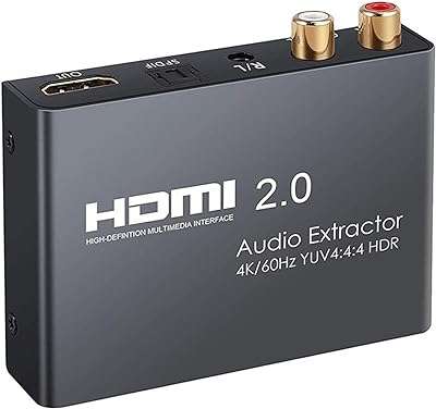 Extracteur audio skidoo hdmi 2.0 prenant en charge 4k 60 hz. Ne cherchez plus, DIAYTAR COTE D'IVOIRE  est la boutique en ligne qu'il vous faut pour trouver tout ce dont vous avez besoin à petit prix ! Du petit électroménager aux articles de mode tendance en passant par les dernières technologies, explorez notre vaste catalogue et réalisez de véritables bonnes affaires !