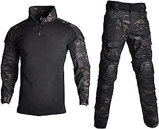 Uniforme militaire tactique à manches longues pour hommes uniforme résistant aux déchirures. Vous cherchez des produits discount sans compromis sur la qualité ? DIAYTAR COTE D'IVOIRE  répond à vos attentes en offrant une large gamme d'articles pour tous les besoins, des appareils électroménagers aux gadgets dernier cri. Explorez notre catalogue en ligne et trouvez tout ce dont vous avez besoin à prix cassés.