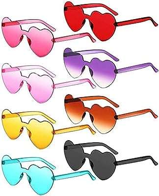 Lunettes de soleil sans monture en forme de cœur verres transparents de couleur bonbon pour cadeaux. DIAYTAR COTE D'IVOIRE, votre destination shopping pour toutes les bonnes affaires. Découvrez notre large gamme de produits discount, des accessoires de mode aux articles pour animaux de compagnie. Faites des économies sur tous vos achats avec DIAYTAR COTE D'IVOIRE .