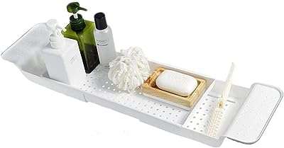 Étagère de bain extensible ameterter étagère de rangement pour plateau de baignoire réglable. Économisez sur tous vos achats avec DIAYTAR COTE D'IVOIRE, la boutique en ligne où vous trouverez des produits discount de qualité supérieure. Explorez notre large gamme de produits, allant de la maison à l'électroménager, de l'informatique à la mode et aux gadgets, et faites des affaires incroyables. Profitez de nos offres promotionnelles exclusives et commandez dès maintenant pour une expérience d'achat en ligne à prix réduit.