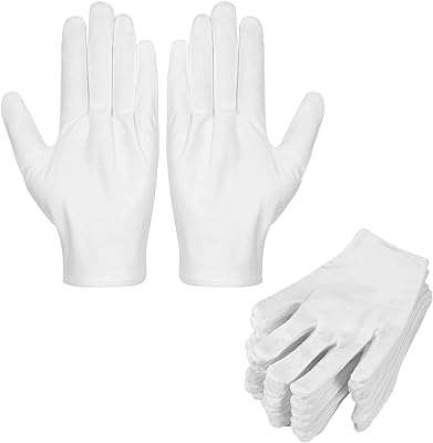 6 paires de gants en coton. gants de travail blancs pour l'inspection des cosmétiques du mouillage. Simplifiez votre recherche de produits discount avec DIAYTAR COTE D'IVOIRE, votre boutique en ligne ultime. Parcourez notre catalogue complet qui regroupe des articles pour chaque besoin, de la maison à l'électroménager, en passant par l'informatique, la mode et les gadgets. Profitez de nos tarifs compétitifs et achetez intelligemment avec DIAYTAR COTE D'IVOIRE .