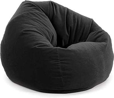 Fauteuil poire doux et confortable pour salon et mobilier d'extérieur noir. DIAYTAR COTE D'IVOIRE  : la destination incontournable pour des achats discount en ligne. Découvrez notre gamme complète de produits discount allant des indispensables de la maison aux dernières tendances en matière de gadgets et d'informatique. Faites des économies tout en obtenant des articles de qualité en un seul clic !