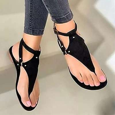 Sandales d'extérieur de plage d'été pour femmes tongs sandales décontractées solides à la mode. DIAYTAR COTE D'IVOIRE, la référence en ligne pour des produits discount qui ne déçoivent pas. Parcourez notre vaste assortiment d'articles pour la maison, l'électroménager, l'informatique, la mode et les gadgets à des prix abordables. Trouvez tout ce dont vous avez besoin et économisez sans sacrifier la qualité grâce à notre boutique en ligne conviviale et sécurisée.