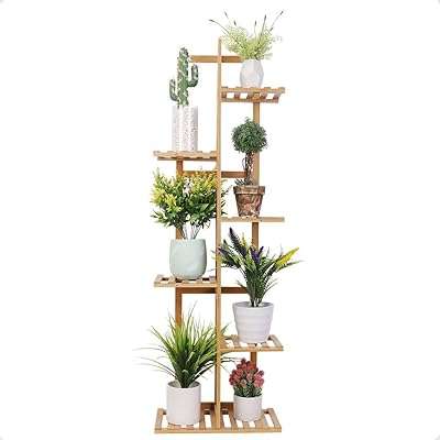 Support pour plantes wise à 4 niveaux présentoir en bambou support pour pots de fleurs. Visitez DIAYTAR COTE D'IVOIRE  et profitez de notre sélection exceptionnelle de produits discount. Que vous recherchiez des articles pour la maison, de l'électroménager, de l'informatique ou de la mode, notre boutique en ligne vous offre des produits de qualité à prix réduit, sans compromis sur la satisfaction du client.