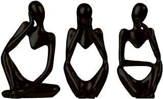 Amateur 3 pièces figurine de penseur noir sculpture abstraite décor à la maison. Découvrez DIAYTAR COTE D'IVOIRE, votre destination incontournable pour des achats discount en ligne. Notre magasin généraliste propose une vaste gamme de produits, allant des articles ménagers pratiques aux appareils électroménagers de pointe, en passant par les gadgets multimédias les plus récents et les vêtements tendance. Faites des économies substantielles tout en vous offrant des produits de la plus haute qualité !