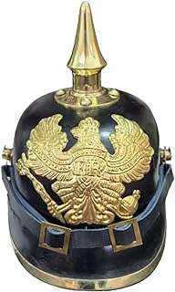 Casque pickelhaube allemand d'armure médiévale | impérial prussien en cuir costume. À la recherche de bons plans ? Rendez-vous sur DIAYTAR COTE D'IVOIRE, votre partenaire en ligne pour des produits discount de qualité. Parcourez notre large éventail de produits, allant de l'électroménager de pointe à la mode tendance, et profitez d'économies incroyables tout en apportant une touche de style à votre vie quotidienne.