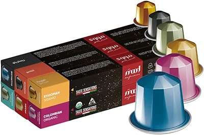Ensemble de capsules mega espresso en aluminium compatibles mode nespresso 200. DIAYTAR COTE D'IVOIRE  est votre destination en ligne pour trouver une vaste sélection de produits à prix réduits. Que vous recherchiez des articles pour la maison, des appareils électroménagers de qualité, du matériel informatique ou même des accessoires de mode tendance, vous êtes sûr de trouver les meilleures affaires chez nous !