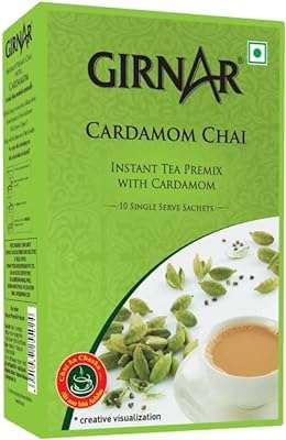 Girnar instant karak tea 3in1 cardamome chai premix (10 sachets) 140g. Faites des économies sans compromis sur la qualité avec DIAYTAR COTE D'IVOIRE . Notre boutique en ligne propose une variété de produits discount de la maison à l'électroménager, en passant par l'informatique et les accessoires de mode. Soyez à l'affût des offres spéciales et des remises exceptionnelles pour réaliser de bonnes affaires !