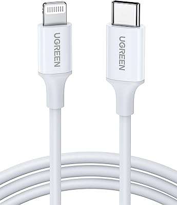 Câble de chargeur iphone ugreen 1 mètre [certifié mfi] usb c