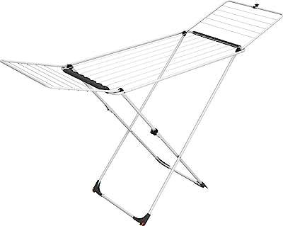 Sèche linge d'intérieur vilda avec pieds en forme de x métal pour tous. DIAYTAR COTE D'IVOIRE  est là pour rendre votre budget heureux et votre shopping facile. Parcourez notre gamme complète de produits discount de qualité supérieure allant de la maison à l'électroménager, de l'informatique à la mode, et trouvez des articles pour chaque aspect de votre vie à des prix imbattables!