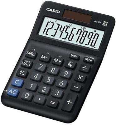 Calculatrice de bureau électronique casio ms 10f. Ne cherchez plus ailleurs, DIAYTAR COTE D'IVOIRE  vous offre le meilleur choix de produits discount en ligne. Avec notre assortiment varié et nos prix compétitifs, vous trouverez tout ce dont vous avez besoin pour la maison, l'électronique, l'informatique et la mode. Faites des économies tout en faisant des achats intelligents.