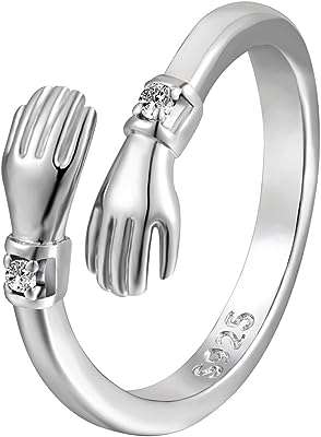 Bagues de câlin en argent sterling 925 pour femmes et hommes. Ne payez pas plus cher pour les mêmes produits ailleurs ! DIAYTAR COTE D'IVOIRE  propose une large gamme de produits de qualité à des prix discount. Trouvez tout ce dont vous avez besoin, des appareils ménagers aux gadgets dernier cri, et économisez de l'argent sans compromettre la qualité.