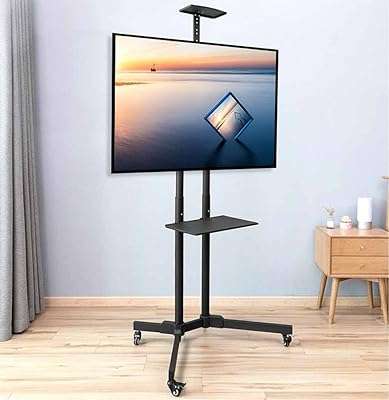 Meuble tv portable biun chariot avec roulettes verrouillables et 2 plateaux pour moniteur. Ne cherchez pas plus loin pour trouver des produits de qualité à prix réduits. DIAYTAR COTE D'IVOIRE  est votre destination en ligne pour tous vos besoins en produits discount, de la maison à l'électroménager, de l'informatique à la mode. Faites des économies substantielles et trouvez les articles parfaits, adaptés à votre budget.