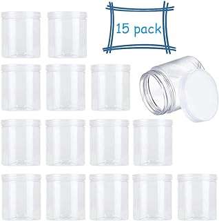 Paquet de 15 pots en plastique transparent de 6 oz contenants de stockage. DIAYTAR COTE D'IVOIRE  vous propose une expérience d'achats en ligne unique. Découvrez notre sélection de produits discount allant de la maison à l'électroménager, de l'informatique à la mode, sans oublier les gadgets les plus en vogue. Ne dépensez pas plus que nécessaire et trouvez tous vos articles préférés à des prix incroyables !