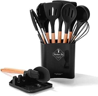 Ensemble d'ustensiles de cuisine en silicone arabeast 13 pièces antiadhésifs avec manche. DIAYTAR COTE D'IVOIRE, la référence en matière de shopping discount en ligne. Découvrez notre vaste sélection de produits allant de la maison à l'informatique, en passant par l'électroménager et la mode. Avec des prix défiant toute concurrence, vous pourrez satisfaire toutes vos envies sans vous ruiner. Faites des économies tout en achetant des produits de qualité chez DIAYTAR COTE D'IVOIRE .