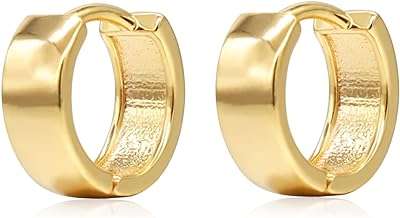 Boucles d'oreilles huggie plaquées or 18 carats crosstudent | petites boucles à tige. DIAYTAR COTE D'IVOIRE, la boutique en ligne où vous trouverez tout ce dont vous avez besoin à petit prix ! Profitez de notre sélection discount de produits pour la maison, l'électroménager, l'informatique, la mode et les gadgets, sans pour autant compromettre la qualité. Faites de bonnes affaires tout en profitant d'une expérience de shopping pratique et sécurisée.