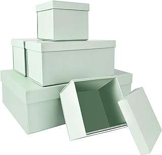 Grand coffret à dragées pliable cadeau gigogne vert de 5 multi tailles avec couvercles. Faites des découvertes et des économies chez DIAYTAR COTE D'IVOIRE . Notre boutique en ligne propose une gamme étendue de produits discount, couvrant la maison, l'électroménager, l'informatique, la mode et bien plus encore. Obtenez des produits de qualité à des prix imbattables en quelques clics seulement.