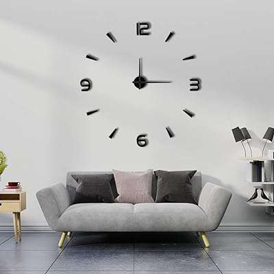 Grande horloge murale 3d en acrylique sans cadre design moderne diy. DIAYTAR COTE D'IVOIRE  - Votre destination en ligne pour des achats malins. Avec notre sélection de produits discount, allant de la maison à l'électronique, de la mode à l'informatique, vous pouvez économiser tout en comblant vos besoins. Ne manquez pas nos offres spéciales et réalisez des économies considérables dès aujourd'hui!