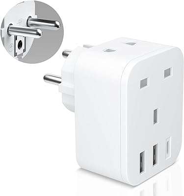 Adaptateur de prise ue par unidapt | royaume uni vers 3 ports. Chez DIAYTAR COTE D'IVOIRE, nous vous proposons des offres folles sur une gamme complète de produits. Des articles indispensables pour votre maison, aux dernières tendances en matière de mode et de gadgets sensationnels, notre boutique en ligne saura satisfaire tous vos besoins à des prix compétitifs. Faites des affaires exceptionnelles dès maintenant !