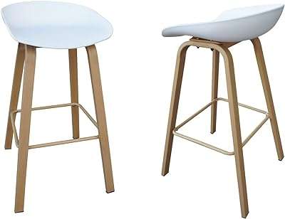 Tabouret de bar mahmayi par style | pour salle à manger petit déjeuner et cuisine. Rejoignez DIAYTAR COTE D'IVOIRE, votre boutique en ligne pour des articles discount de qualité. Des essentiels de la maison aux dernières tendances en matière de mode et de gadgets high-tech, nous proposons une sélection variée à des prix compétitifs. Faites des bonnes affaires dès maintenant et profitez d'un shopping en ligne facile et pratique.