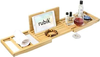 Plateau de baignoire rubik support en bambou avec côtés extensibles pour téléphone. DIAYTAR COTE D'IVOIRE  - la référence en matière de shopping en ligne à prix réduit. Trouvez tout ce dont vous avez besoin pour votre maison, de l'électroménager pratique aux articles de mode tendance, en passant par les dernières innovations technologiques. Faites des économies sans compromettre la qualité avec notre selection de produits discount de confiance.