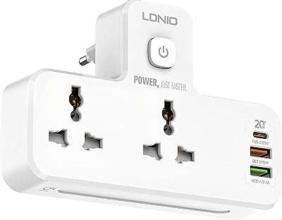 Adaptateur de prise d'extension de veilleuse à double commande tactile ldnio adaptateur. Découvrez DIAYTAR COTE D'IVOIRE, votre destination incontournable pour des achats discount en ligne. Notre magasin généraliste propose une vaste gamme de produits, allant des articles ménagers pratiques aux appareils électroménagers de pointe, en passant par les gadgets multimédias les plus récents et les vêtements tendance. Faites des économies substantielles tout en vous offrant des produits de la plus haute qualité !