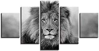 Yyjhmk toile murale sans cadre 5 pièces art mural animal lion pour salon. DIAYTAR COTE D'IVOIRE  - Votre source incontournable de produits discount pour la maison, l'électroménager, l'informatique, la mode et les gadgets. Nous sommes fiers de vous offrir une sélection variée à des prix exceptionnels. Parcourez notre boutique en ligne dès maintenant et trouvez les meilleures affaires!