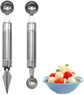 2 boules de pastèque double face outil multifonctionnel de sculpture en acier inoxydable pour pastèque. Vous cherchez des produits discount de qualité ? Ne cherchez plus, DIAYTAR COTE D'IVOIRE  est là pour vous ! Parcourez notre boutique en ligne et découvrez une variété d'articles pour la maison, l'électroménager, la mode, l'informatique et les gadgets à des prix défiant toute concurrence. Ne manquez pas nos offres spéciales et économisez sur tous vos achats !