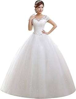 Robe de mariée longue à double épaule. DIAYTAR COTE D'IVOIRE - votre guichet unique pour des produits discount dans tous les domaines. Redécorez votre maison, améliorez votre cuisine, restez à la pointe de la mode et profitez des derniers gadgets, le tout à des prix exceptionnels. Dites adieu aux achats coûteux et bienvenue aux bonnes affaires !