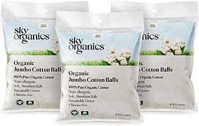 Boules de coton bio de sky organics (300 unités. 3x100) sans parfum. Ne cherchez plus, DIAYTAR COTE D'IVOIRE  est la boutique en ligne qu'il vous faut pour trouver tout ce dont vous avez besoin à petit prix ! Du petit électroménager aux articles de mode tendance en passant par les dernières technologies, explorez notre vaste catalogue et réalisez de véritables bonnes affaires !