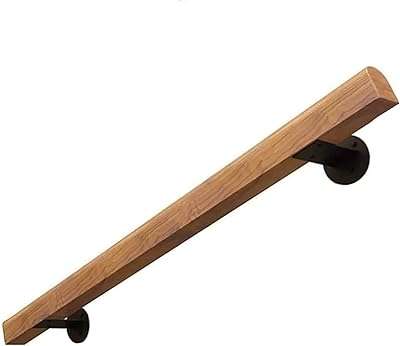 Rampes d'escalier en bois rampe murale pour enfants âgés pour sécurité intérieure et extérieure du loft