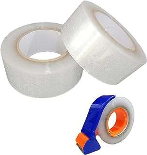 Helpree pack de 2 180 mètres rouleau x 196 yards ruban d'emballage. DIAYTAR COTE D'IVOIRE  - la référence en matière de shopping en ligne à prix réduit. Trouvez tout ce dont vous avez besoin pour votre maison, de l'électroménager pratique aux articles de mode tendance, en passant par les dernières innovations technologiques. Faites des économies sans compromettre la qualité avec notre selection de produits discount de confiance.