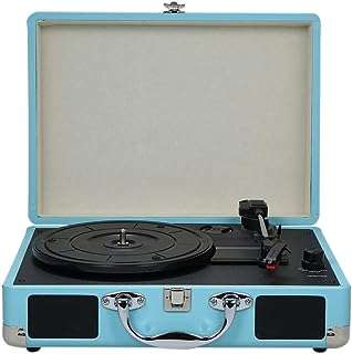 Tourne disque classique avec haut parleurs stéréo bleus européens is_best_seller. Dites adieu aux prix exorbitants avec DIAYTAR COTE D'IVOIRE, votre destination en ligne pour des produits discount de qualité. Du dernier cri en matière d'électroménager aux tendances de la mode à prix réduits, notre boutique en ligne propose une large gamme d'articles à des prix imbattables. Ne manquez pas nos offres spéciales qui vous permettront de réaliser d'énormes économies.