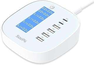 Chargeur usb c subi 65 w station de charge usb 6 ports avec écran. DIAYTAR COTE D'IVOIRE  est la solution idéale pour les amateurs de bonnes affaires. Notre boutique en ligne propose une gamme complète de produits discount, allant des articles pour la maison à l'informatique, en passant par l'électroménager et la mode. Faites des économies sur vos achats tout en bénéficiant de produits de qualité chez DIAYTAR COTE D'IVOIRE .