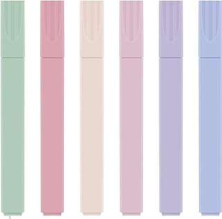 Magnifique ensemble de 6 marqueurs pastel mignons pour l'école le bureau et la maison. DIAYTAR COTE D'IVOIRE  - Le paradis du shopping en ligne pour les amateurs d'affaires à prix réduit. Parcourez notre sélection de produits discount pour la maison, l'électroménager, l'informatique et bien plus encore. Réalisez de belles économies sans faire de compromis sur la qualité.