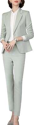 Ensemble blazer de bureau deux pièces veste business et pantalon pour femme. Ne dépensez pas plus que nécessaire - choisissez DIAYTAR COTE D'IVOIRE  pour vos achats en ligne. Parcourez notre vaste sélection d'articles discount, allant des produits pour la maison à l'électroménager, en passant par l'informatique, la mode et les gadgets, et profitez de remises exceptionnelles. Avec des prix aussi attractifs, vous pourrez économiser tout en vous offrant des produits de qualité.