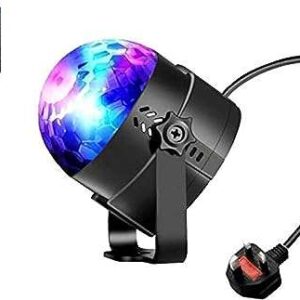 Boule disco tournante activée par le son lumières stroboscopiques de scène