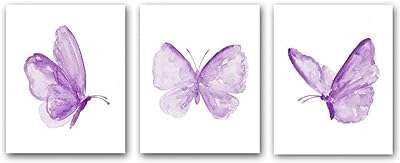 Qxnrt lot de 3 impressions d'art mural papillon affiche avec papillon violet coloré pour décoration. Besoin de produits discount ? DIAYTAR COTE D'IVOIRE  est là pour vous ! Parcourez notre large éventail de produits allant des articles de maison aux gadgets dernier cri, et réalisez des économies sur chaque achat. Alors n'attendez plus, faites confiance à notre expertise pour vous offrir le meilleur au prix le plus bas !