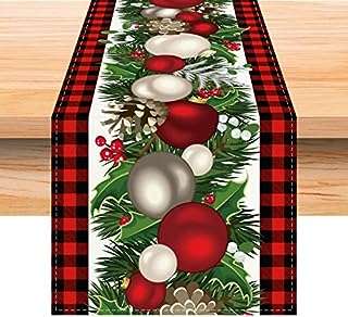 Chemin de table de noël (72" rouge"). À la recherche d'idées cadeaux originales et abordables ? Parcourez notre sélection de gadgets à prix discount sur DIAYTAR COTE D'IVOIRE  et faites plaisir à vos proches sans vous ruiner. Des gadgets high-tech aux objets insolites, notre boutique en ligne saura vous surprendre.