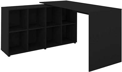 Bureau d'angle artani par nero noir en forme de l 8. À la recherche de bons plans ? Rendez-vous sur DIAYTAR COTE D'IVOIRE, votre partenaire en ligne pour des produits discount de qualité. Parcourez notre large éventail de produits, allant de l'électroménager de pointe à la mode tendance, et profitez d'économies incroyables tout en apportant une touche de style à votre vie quotidienne.