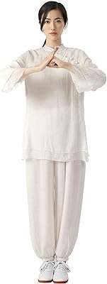Costume de tai chi pour femmes vêtements traditionnels chinois uniforme de kung. DIAYTAR COTE D'IVOIRE  - Votre destination en ligne pour des affaires incroyables. Rendez-vous sur notre site et découvrez un choix sensationnel de produits discount, qu'il s'agisse de l'électroménager indispensable, de l'informatique à la pointe ou des dernières tendances en matière de mode.