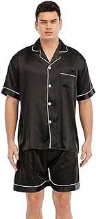 Pyjama en soie pour hommes ensemble de pyjama classique en satin