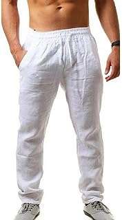 Pantalon long décontracté en lin pour hommes ample léger avec cordon de serrage. Ne cherchez plus ailleurs, DIAYTAR COTE D'IVOIRE  vous offre le meilleur choix de produits discount en ligne. Avec notre assortiment varié et nos prix compétitifs, vous trouverez tout ce dont vous avez besoin pour la maison, l'électronique, l'informatique et la mode. Faites des économies tout en faisant des achats intelligents.