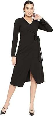 Robe mi longue portefeuille styleville. DIAYTAR COTE D'IVOIRE  : votre destination en ligne pour des achats discount en toute facilité. Explorez notre vaste sélection de produits comprenant des articles pour la maison, des appareils électroniques, des vêtements à la mode et bien plus encore. Profitez des meilleurs prix et faites de bonnes affaires chez DIAYTAR COTE D'IVOIRE  !