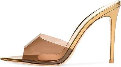 Sandales à talons hauts de 12 cm pour femmes bout pointu pantoufles en pvc. Un large choix, des prix imbattables, c'est ce que vous offre DIAYTAR COTE D'IVOIRE . Avec des produits discount pour tous les besoins, de la maison à l'électroménager, de l'informatique à la mode et aux gadgets, notre boutique en ligne va au-delà de vos attentes pour vous proposer des produits abordables sans compromis sur la qualité.