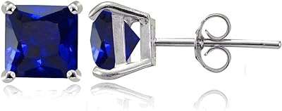 Boucles d'oreilles à tige en argent sterling véritables créées ou imitation de pierres. DIAYTAR COTE D'IVOIRE  - votre guichet unique en ligne pour des produits discount irrésistibles. Parcourez notre large éventail de gadgets innovants, d'équipements ménagers pratiques et de vêtements tendance à prix cassés. Ne manquez pas cette opportunité de faire de bonnes affaires et de réaliser des économies considérables.